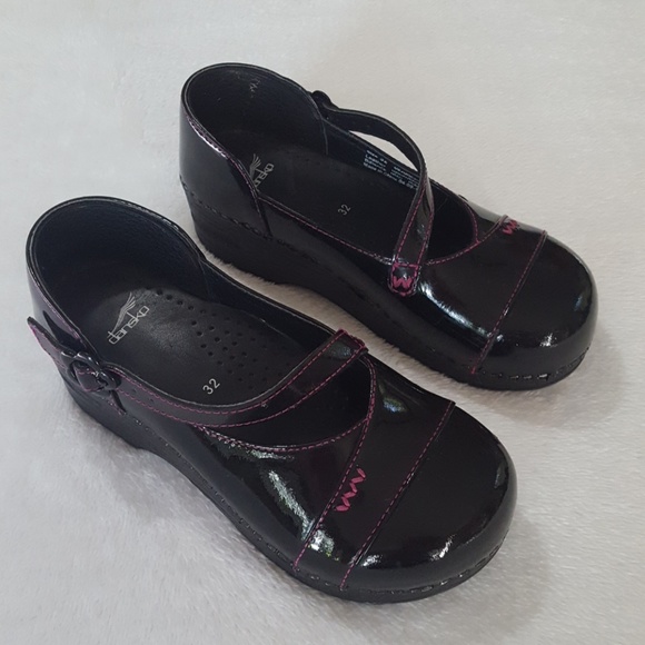 dansko patent leather mary janes